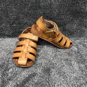 Cat & Jack™ Rhett Fisherman toddler kids Sandals cognac size 7 unisex